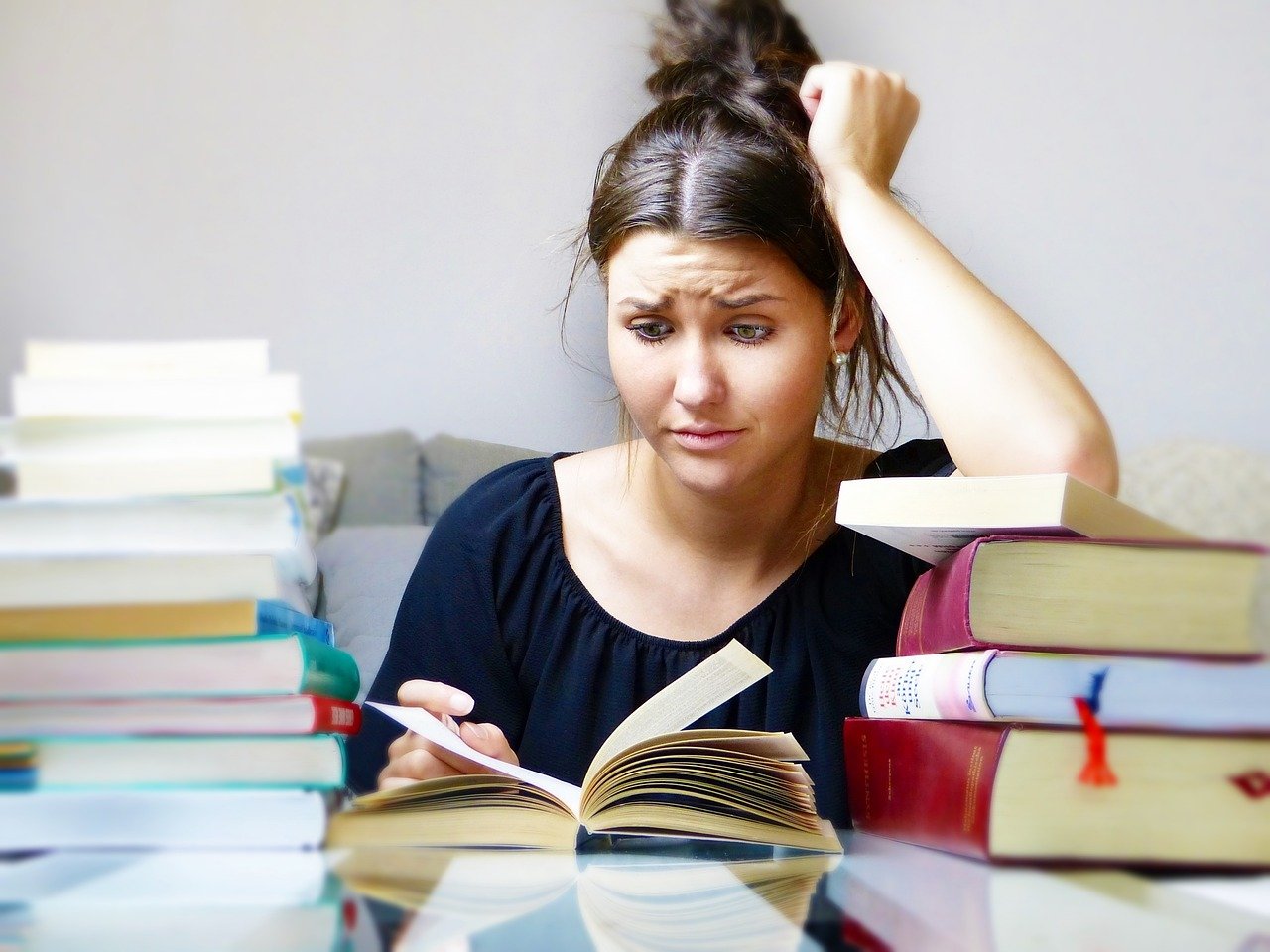 studying